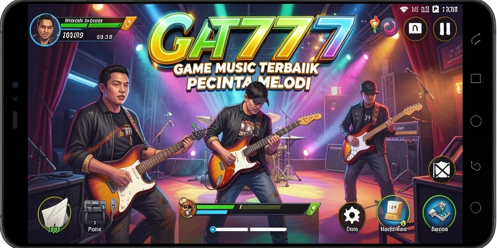 Tampilan gameplay AT777 dengan berbagai genre musik yang menarik.