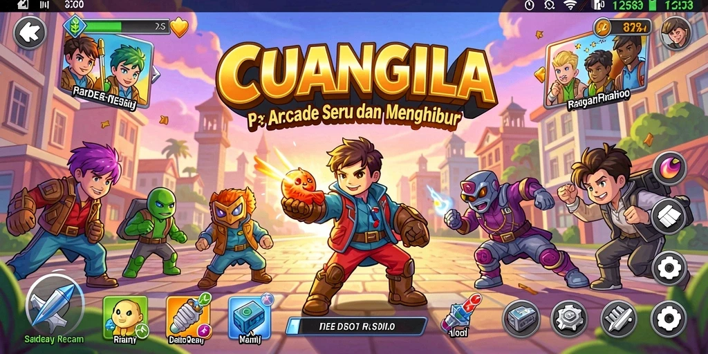 Tampilan menarik dari gameplay CUANGILA yang seru dan menantang.