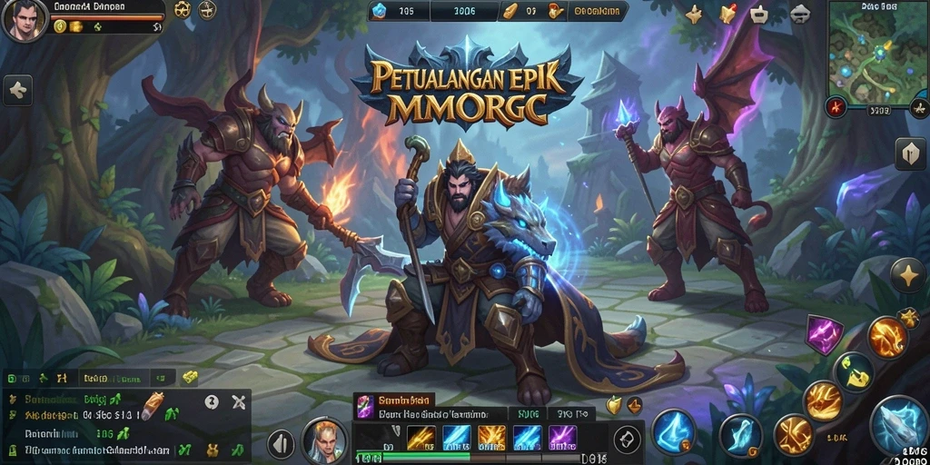 Gameplay D06 yang memukau dalam dunia MMORPG.