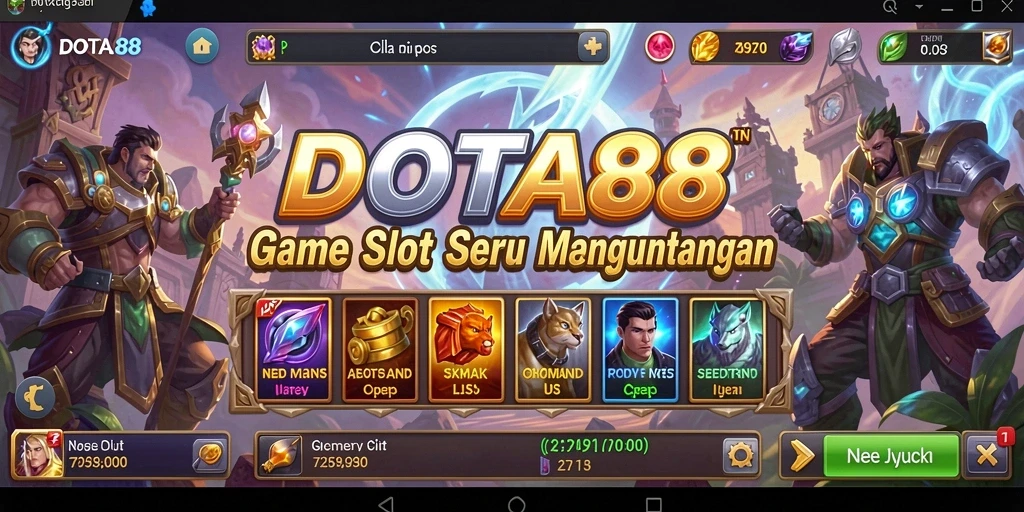 Screenshot DOTA88 menampilkan gameplay Slot yang seru dan penuh warna.