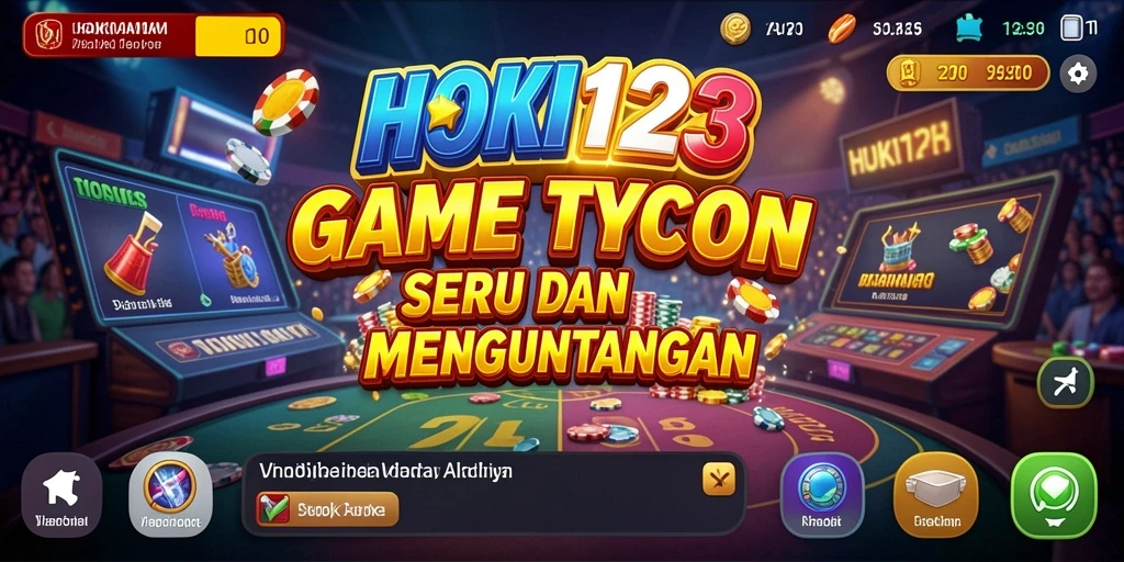 Tampilan gameplay HOKI123 yang menarik dengan pengelolaan bisnis yang mendebarkan.