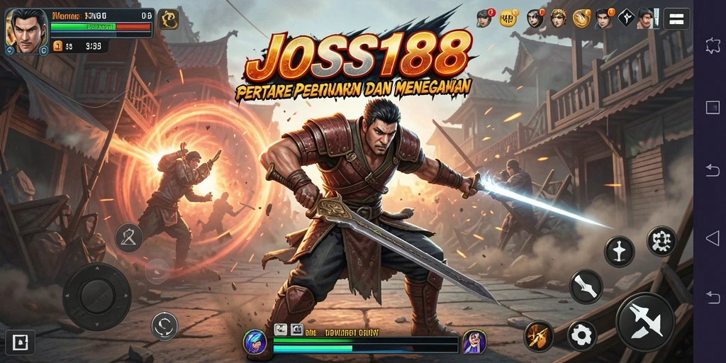 Gameplay JOSS188 dengan pertarungan menegangkan dan karakter unik.