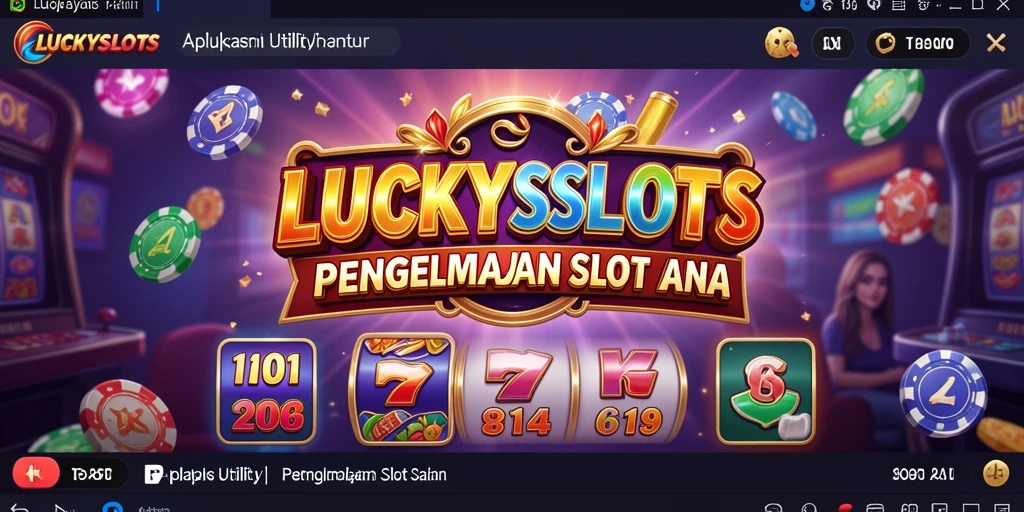 Screenshot LUCKYSLOTS menampilkan antarmuka yang mudah digunakan untuk pengelolaan slot.