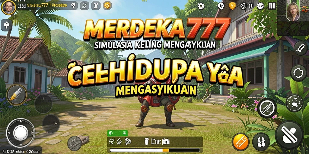 Screenshot MERDEKA777 menampilkan berbagai aktivitas dalam gameplay Simulation.