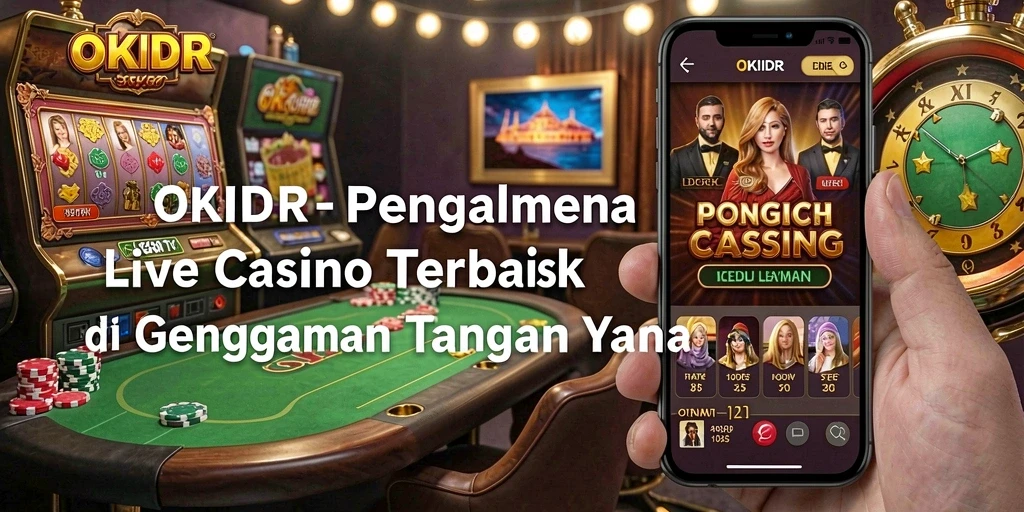 Gameplay Live Casino yang mengasyikkan di OKIDR.