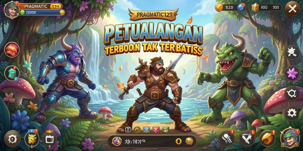 Tangkapan layar menunjukkan karakter menjelajahi dunia terbuka yang indah.