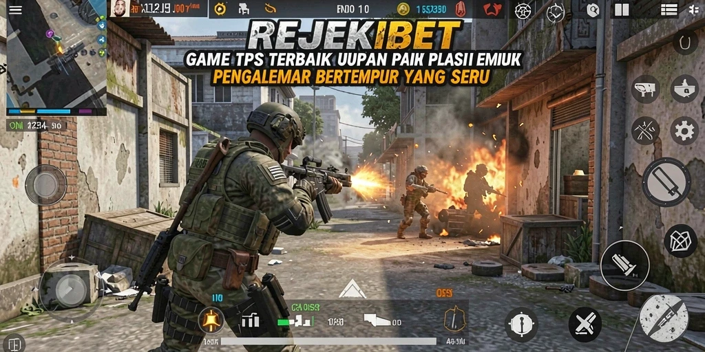 Menampilkan aksi seru dalam pertempuran TPS di REJEKIBET.