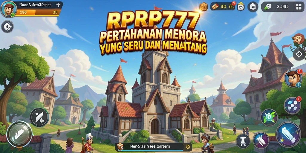 Tangkap momen seru dari gameplay Tower Defense RPRP777.