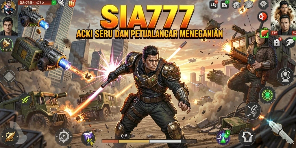 Screenshot menampilkan aksi menegangkan dalam permainan SIA777.