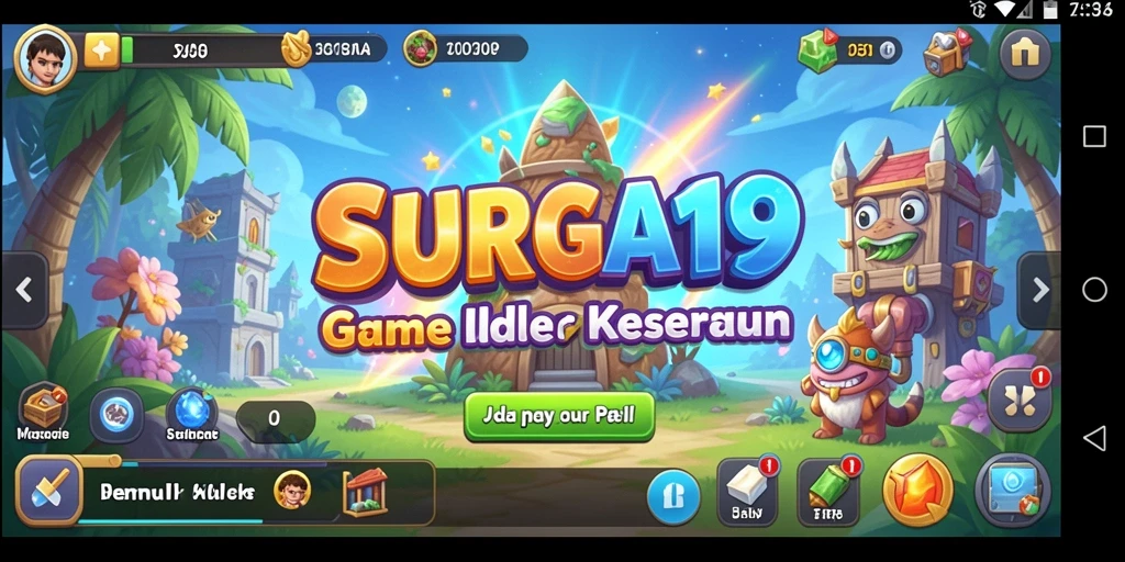 Tampilan gameplay SURGA19 yang menawan dan penuh warna.