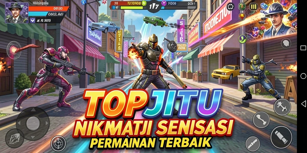 Tangkapan layar gameplay TOPJITU yang seru dan penuh aksi.